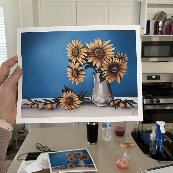 Ukraine Support Sunflower Painting Prints