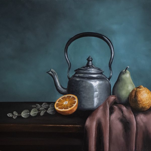 Kettle with Fruit